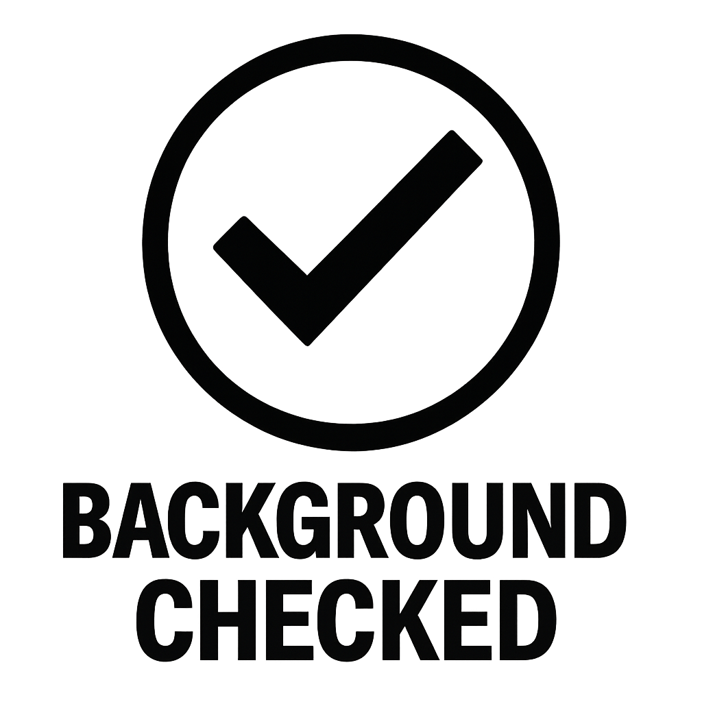 extra large simple background checked icon